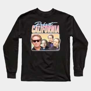 Robert California // Retro Aesthetic Fan Design Long Sleeve T-Shirt